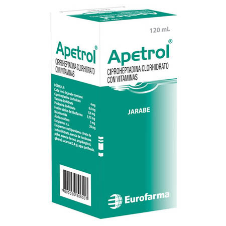 Apetrol jarabe 4 mg