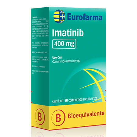 Imatinib 400 mg. comprimidos recubiertos bioequivalente