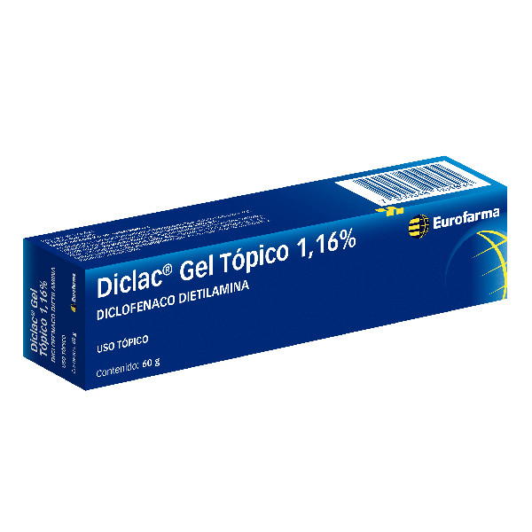 Diclac gel (Diclofenaco Dietilamina) 1,16 %
