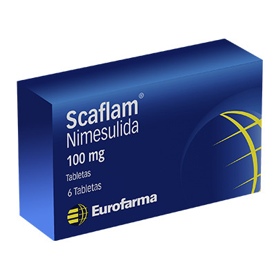 Scaflam 100 mg x 6 tabletas