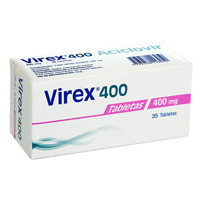 Virex 400 mg x 35 tabletas