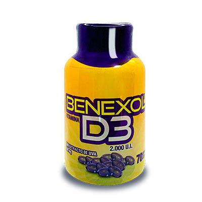 Benexol D3 x 70 cápsulas