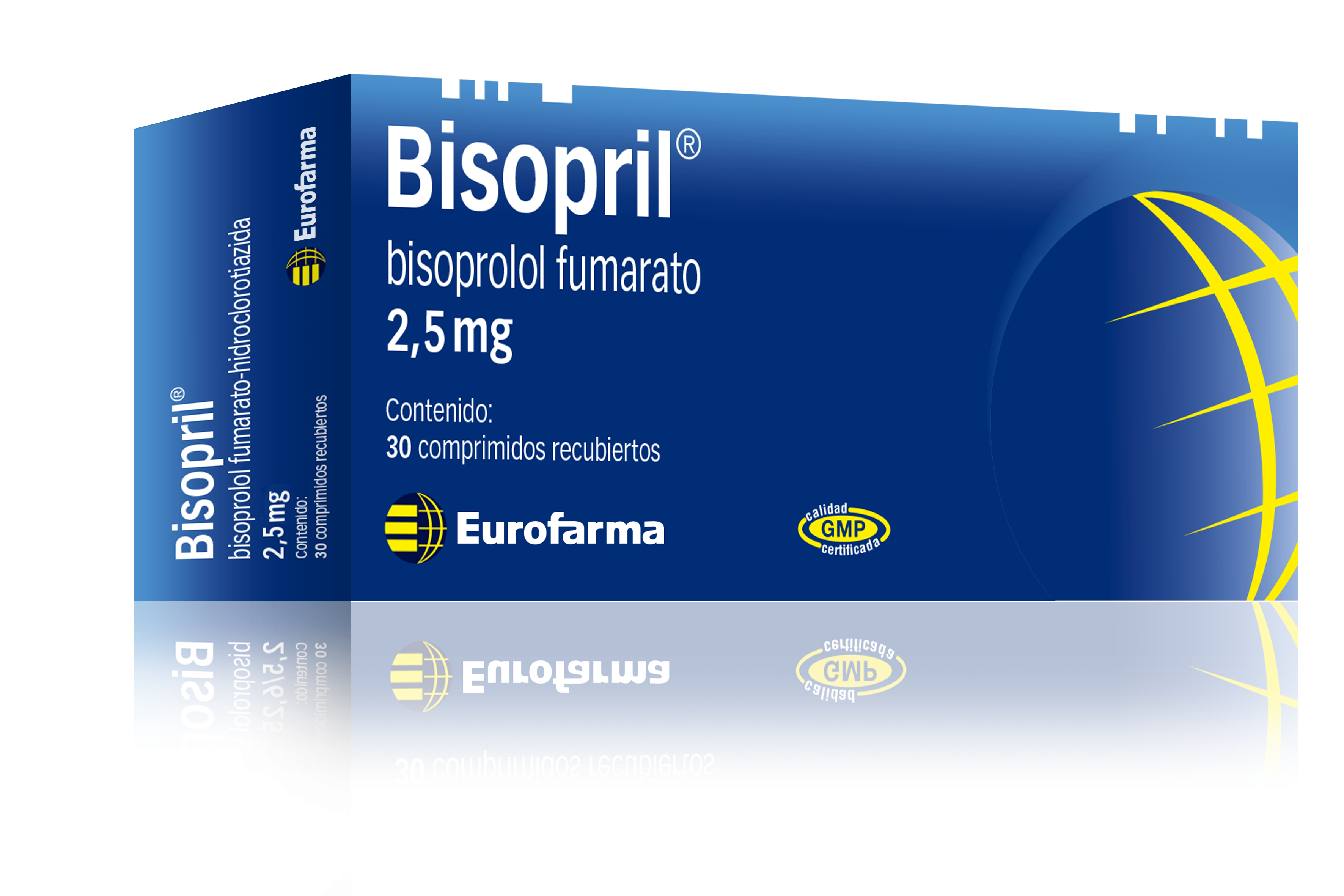 Bisopril 2,5 mg. (Bisoprolol Fumarato) comprimidos