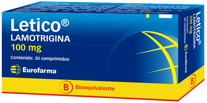 Letico 100 mg. (Lamotrigina) bioequivalente