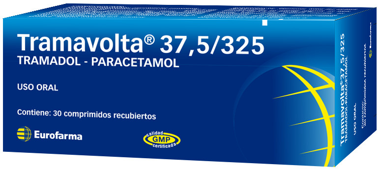 Tramavolta (Tramadol Clorhidrato 37,5 mg. + Paracetamol 325 mg.)