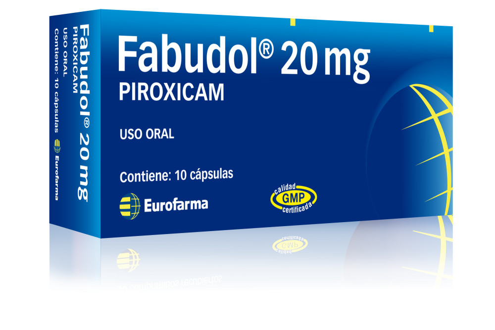 Fabudol 20 mg. (Piroxicam) en cápsulas