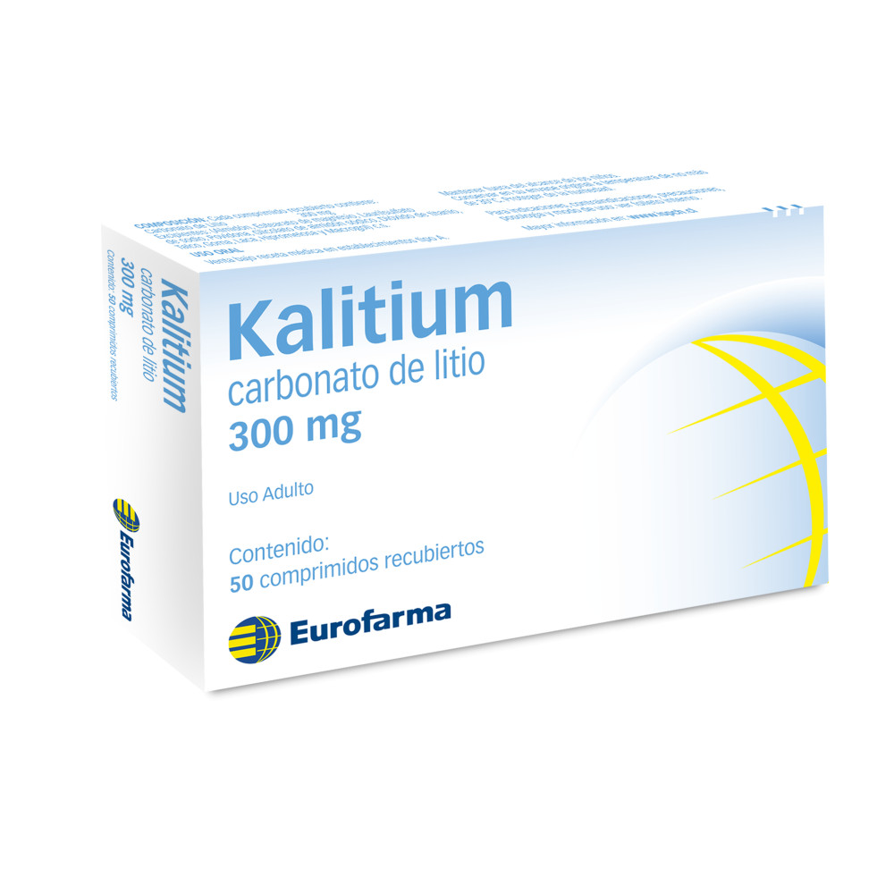 Kalitium 300 mg. (Carbonato de Litio)
