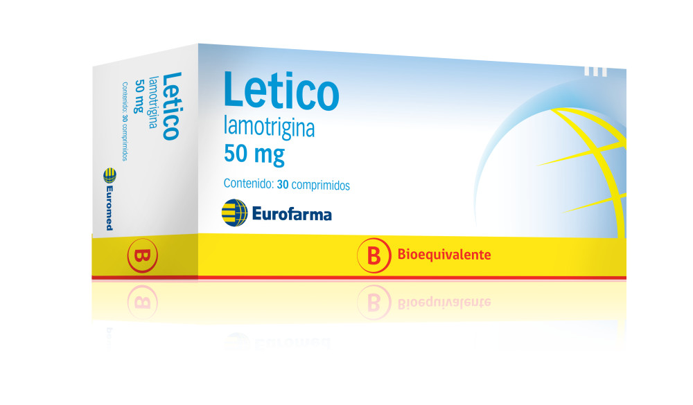 Letico 50 mg. (Lamotrigina) bioequivalente