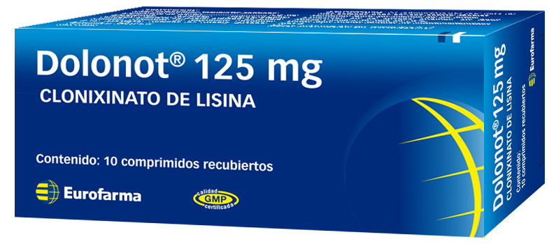 Dolonot 125 mg. (Clonixinato de Lisina) comprimidos