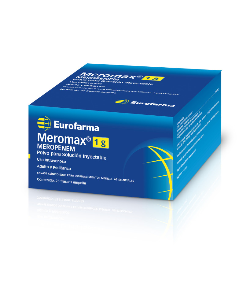 Meromax 1 g. (Meropenem) inyectable