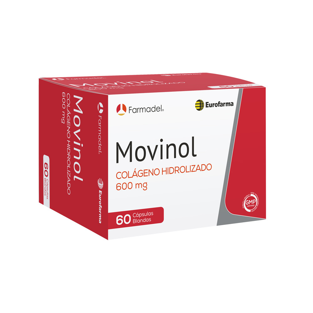 Movinol (Cólageno Hidrolizado) 600 mg. cápsulas blandas